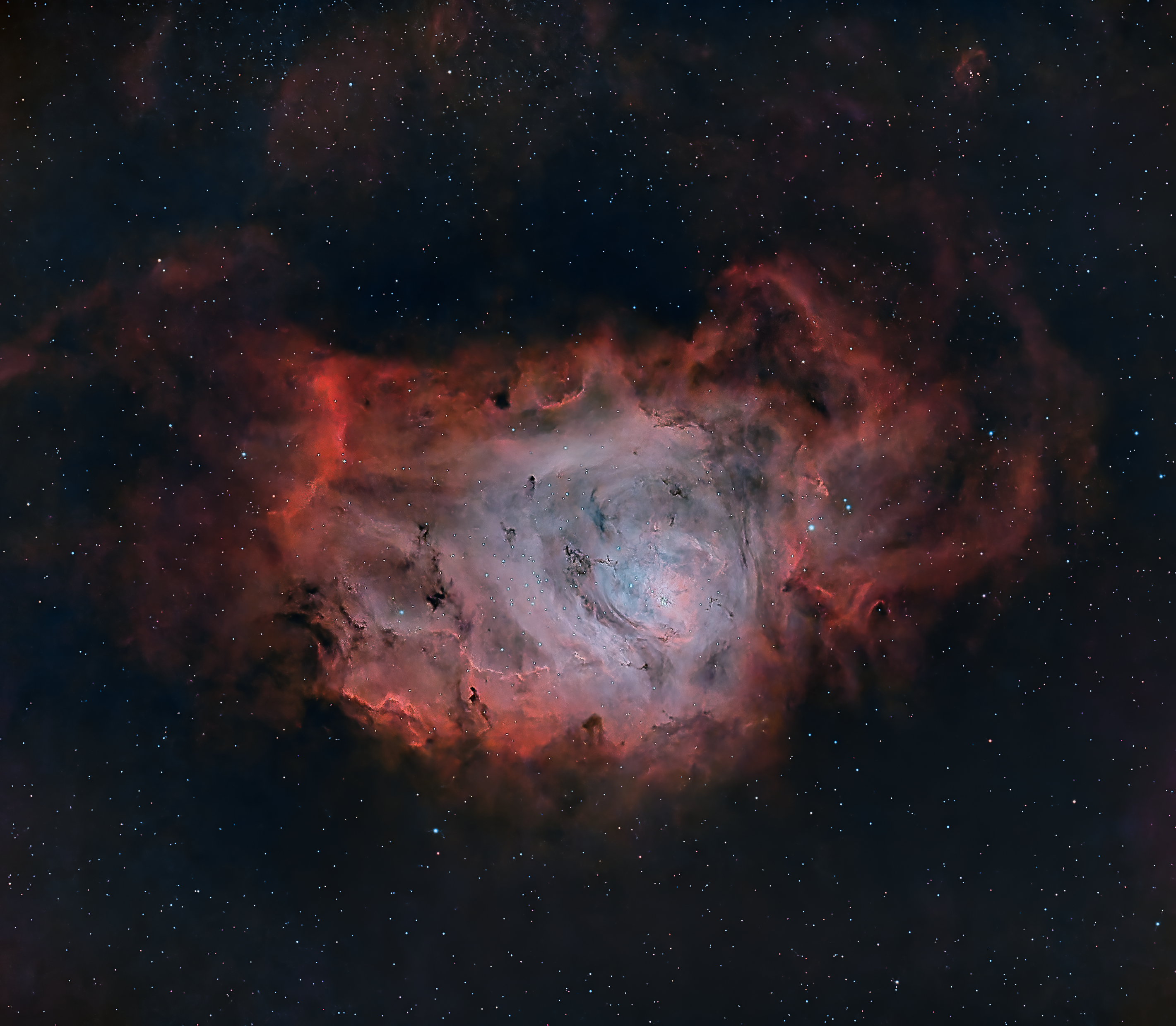 3使用SV220滤镜拍摄的干潟星雲 M8